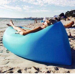 Fast Inflatable Lounger Portable Wind Bed Lounger